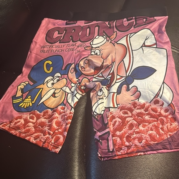 Quick-Dry Men's Novelty Boxer Brief Elastic Underwear Cartoon & Food Print Large - Picture 7 of 10